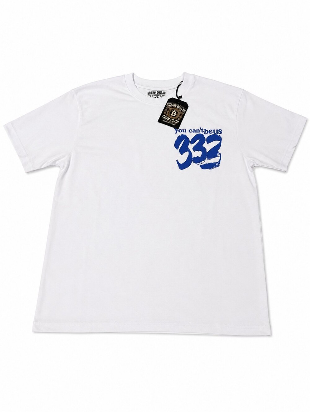 Billion Dollar Coin Club 332 Graphic T-Shirt White Medium